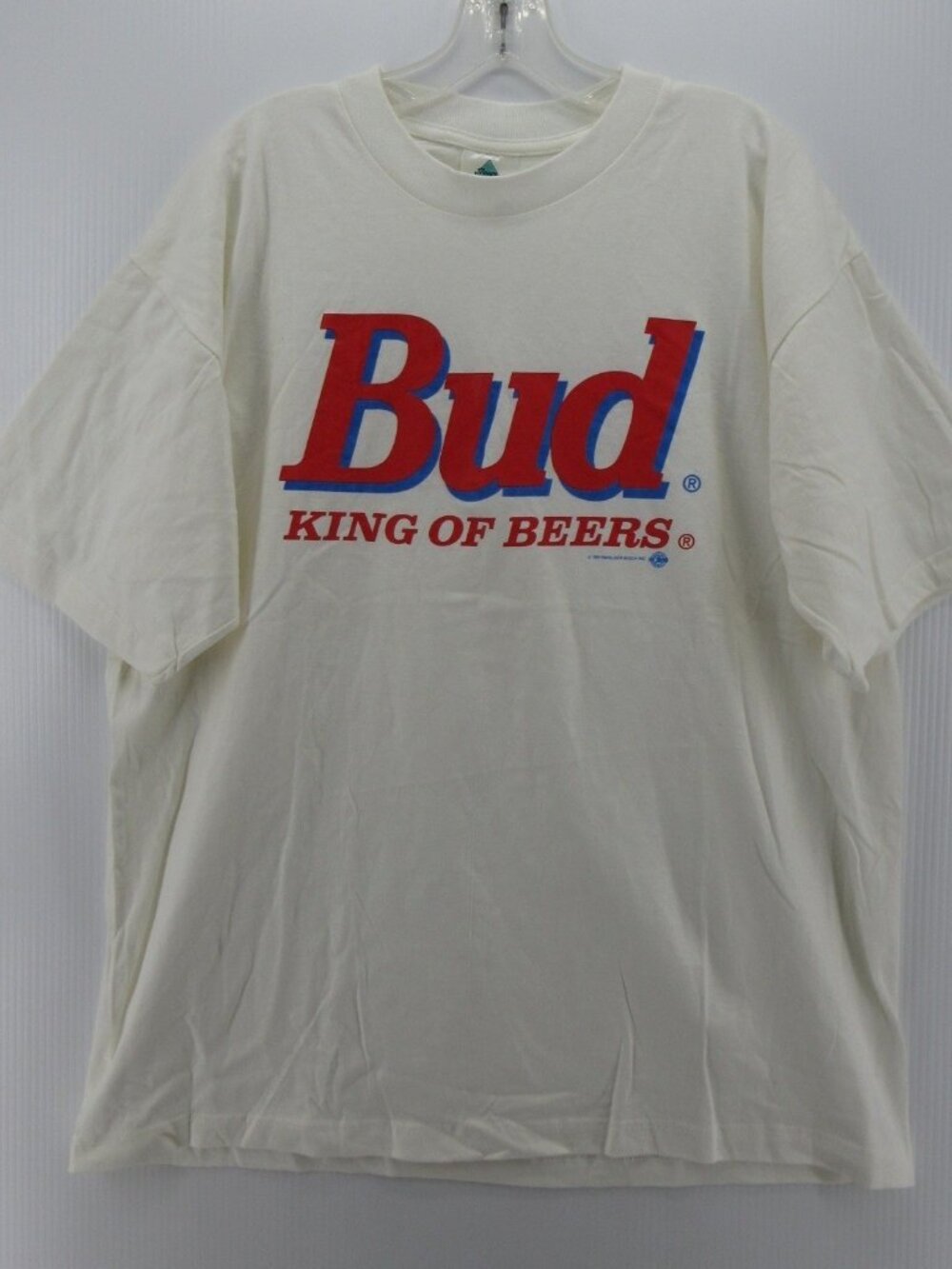 VINTAGE Budweiser Shirt XL King of Beers Promo Tour Champ 90s Tee